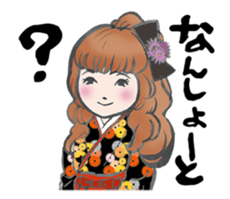 Japanese Hakata picture diary sticker #7497045