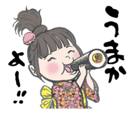 Japanese Hakata picture diary sticker #7497051