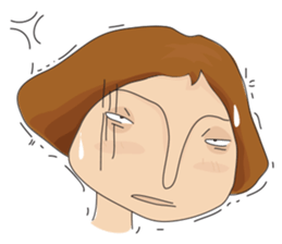 Shameless girl sticker #7497197