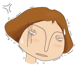 Shameless girl sticker #7497197