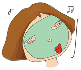 Shameless girl sticker #7497200