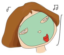 Shameless girl sticker #7497200