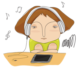 Shameless girl sticker #7497205