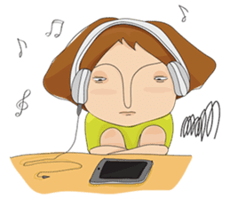 Shameless girl sticker #7497205