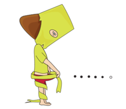 Shameless girl sticker #7497211