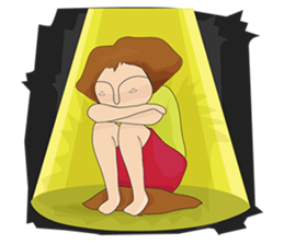 Shameless girl sticker #7497214