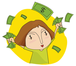 Shameless girl sticker #7497215