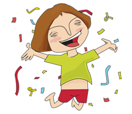 Shameless girl sticker #7497219