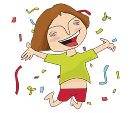 Shameless girl sticker #7497219