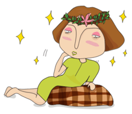 Shameless girl sticker #7497220