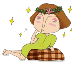 Shameless girl sticker #7497220