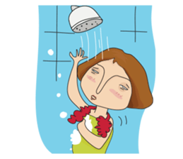 Shameless girl sticker #7497221