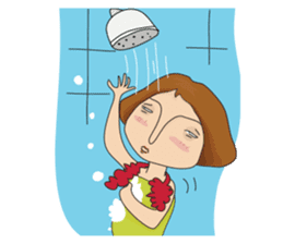 Shameless girl sticker #7497221