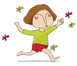 Shameless girl sticker #7497222