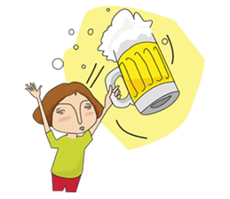 Shameless girl sticker #7497223