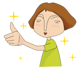 Shameless girl sticker #7497224