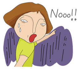 Shameless girl sticker #7497227