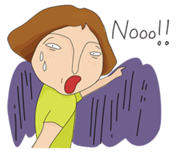 Shameless girl sticker #7497227