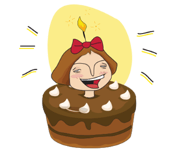 Shameless girl sticker #7497228