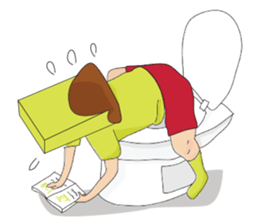 Shameless girl sticker #7497234