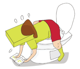 Shameless girl sticker #7497234