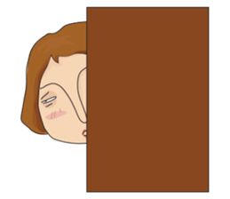 Shameless girl sticker #7497235