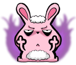 Poker Rabbit & Mocha Dog's Daily Life sticker #7497399