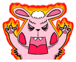 Poker Rabbit & Mocha Dog's Daily Life sticker #7497406