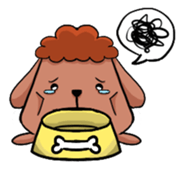 Poker Rabbit & Mocha Dog's Daily Life sticker #7497412