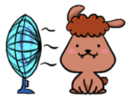 Poker Rabbit & Mocha Dog's Daily Life sticker #7497420