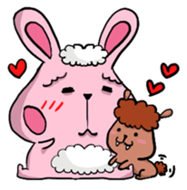 Poker Rabbit & Mocha Dog's Daily Life sticker #7497421