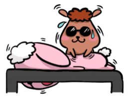 Poker Rabbit & Mocha Dog's Daily Life sticker #7497425