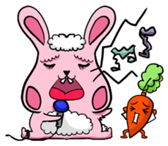 Poker Rabbit & Mocha Dog's Daily Life sticker #7497429