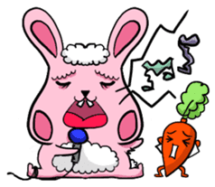 Poker Rabbit & Mocha Dog's Daily Life sticker #7497429