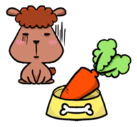 Poker Rabbit & Mocha Dog's Daily Life sticker #7497434