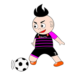 Japanese soccer kid "Misokun"