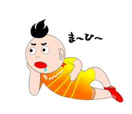 Japanese soccer kid "Misokun" sticker #7497971