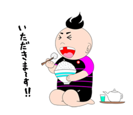 Japanese soccer kid "Misokun" sticker #7497972