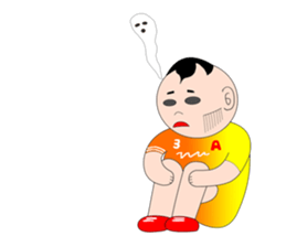 Japanese soccer kid "Misokun" sticker #7497974