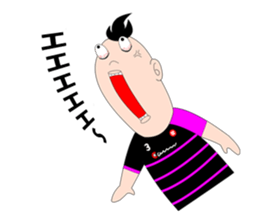 Japanese soccer kid "Misokun" sticker #7497979