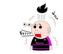 Japanese soccer kid "Misokun" sticker #7497985