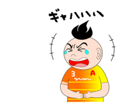 Japanese soccer kid "Misokun" sticker #7497989