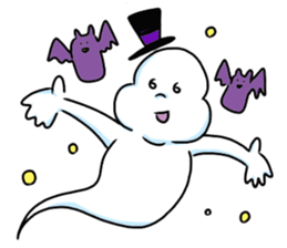 Marshmallow's ghosts sticker #7498276