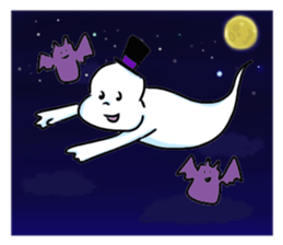 Marshmallow's ghosts sticker #7498277