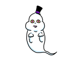 Marshmallow's ghosts sticker #7498284