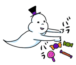 Marshmallow's ghosts sticker #7498285
