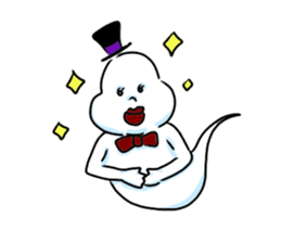 Marshmallow's ghosts sticker #7498290