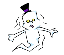 Marshmallow's ghosts sticker #7498295