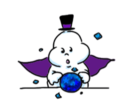 Marshmallow's ghosts sticker #7498296