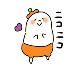 Marshmallow's ghosts sticker #7498309